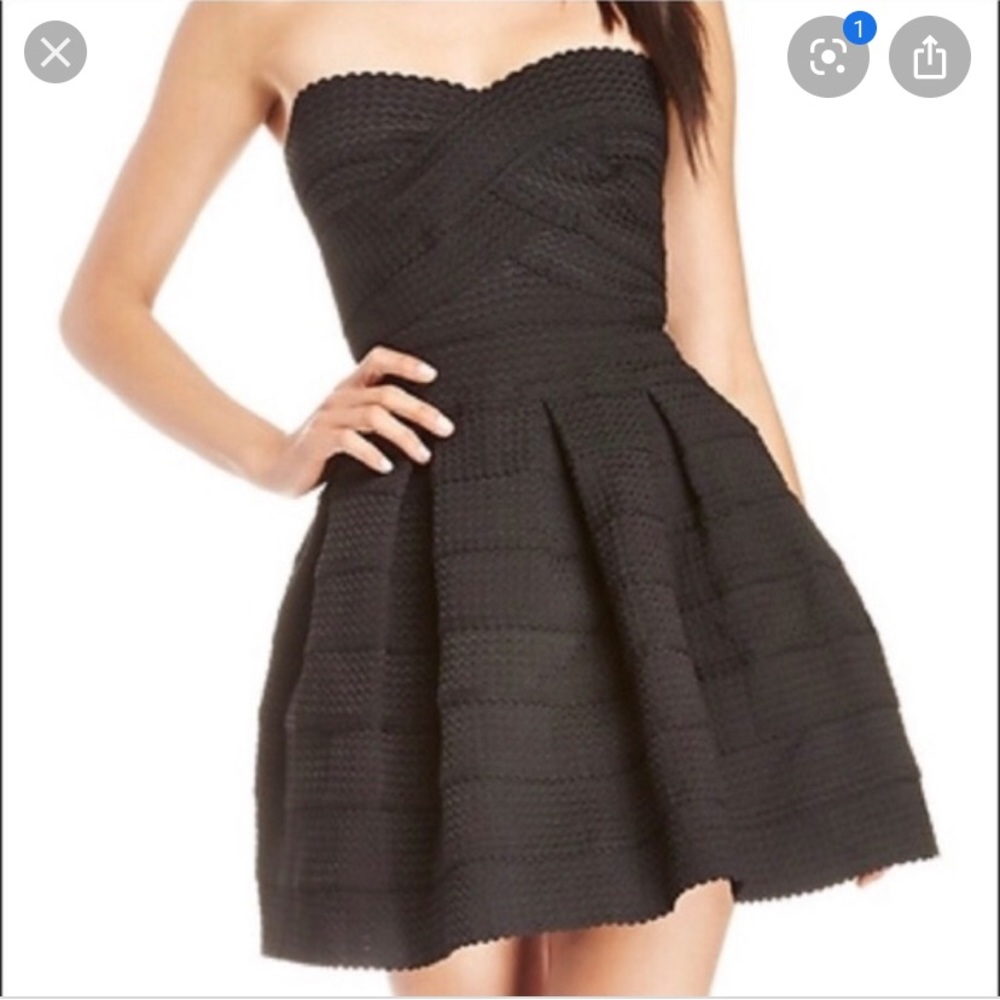 Tube dress flare skirt